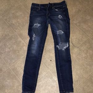 American eagle ripped jeans